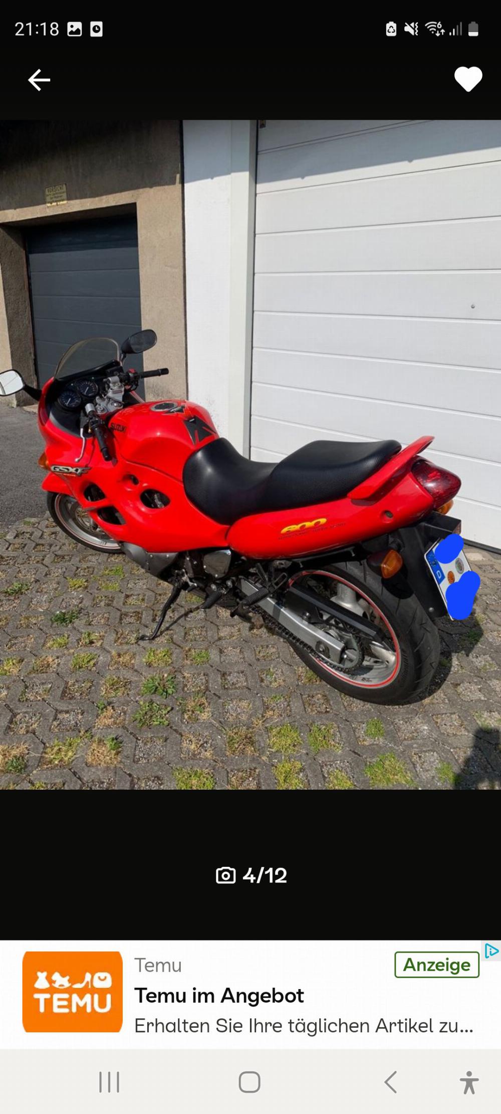 Motorrad verkaufen Suzuki Gsx 600 f Ankauf